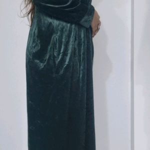 LOOSE VELVET DRESS