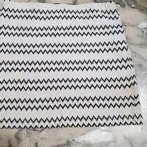 Skirt With Zig Zag Print