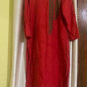 Red Kurta