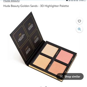 huda beauty highlighter palette