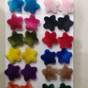 New Designer 60 Set 5 Dozen Velvet Work Stud Earri