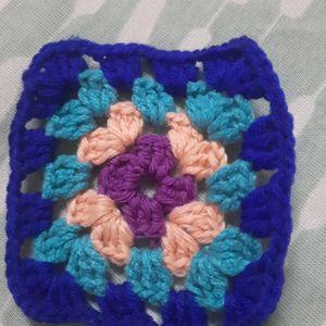 Granny Square Crochet Piece