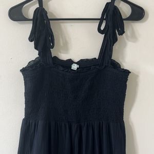 Black Cotton Dress