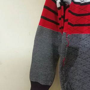 BRANDED WOOL SWEATER