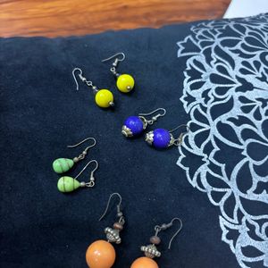 combo Offer- Four Pairs Of drop Earrings