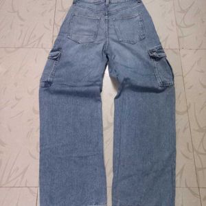 baggy cargo denim