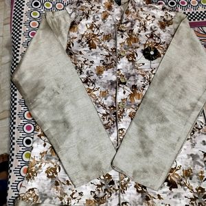 Men Jacket Kurta Pyjama Set