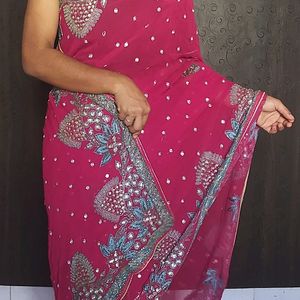 Heavy Work Saree