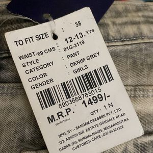 Vintage Denim Grey Pant / Jean