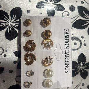 Fashion Earrings Pack Of 6