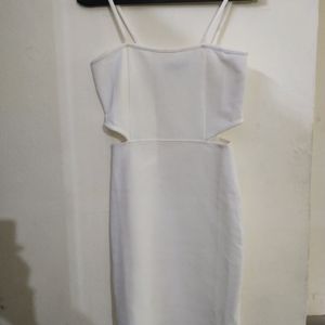 Bodycon White Dress From Street9