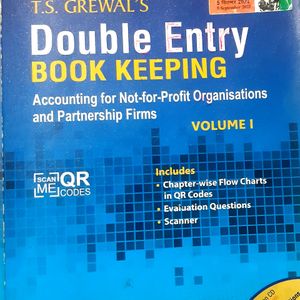 T.S. Grewal's Double Entry Book Keeping