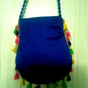 Hand embroidery work beautiful sling bag