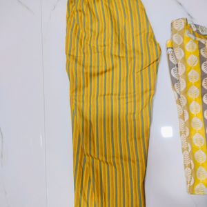 Yellow Mustard Suit Set