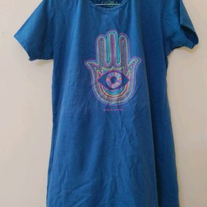 Blue Colour M Size Tshirt