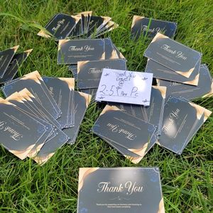 Premium Matt Thankyou Card 100pc