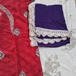 Party Wear Kurti Dupatta Set