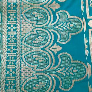 Banarsi Green Saree