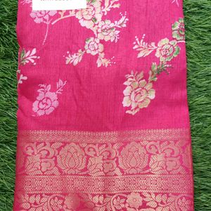 Mugdha Silk Saree Pink 🩷