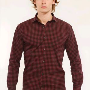 100% Cotton Premium Quality Checkered Casual Shirt