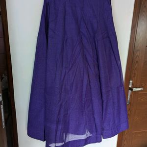 Purple Ethnic Skirt