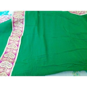 Green Designer Saree