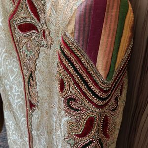 sherwani beautifully designed Used Only Once