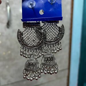 Silver Long Jhumka