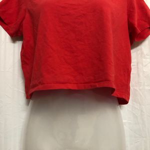 Edition Red Short Sleeve Top