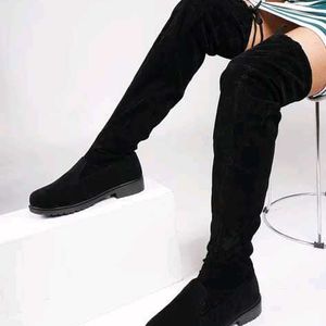 Tie-up Thigh High Boots 30/ On Shipping