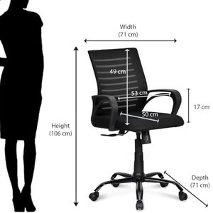 Ergonomic Office Chair with Adjustable Height