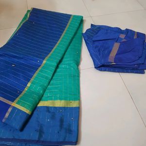 Saree Silk With Blouse