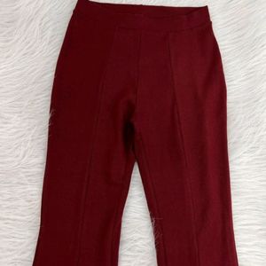 Red Boot Leg Trouser