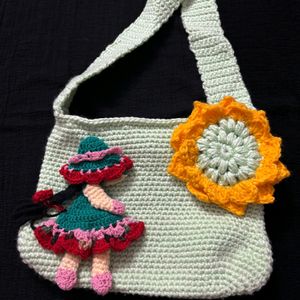 Pintresty girl & sunflower 🌻 Handbag/Sling Bag