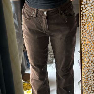 Brown Straight jeans