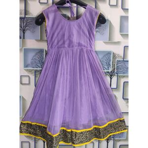 Frock In Purple Colour