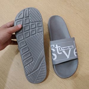 New Men Style Printed Fashionable Slide Size-10