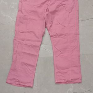 Pink Straight Pant Women 36