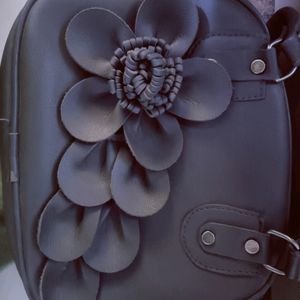 Flower Designed Sling Bag