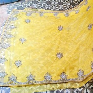 Heavy Handwork Saree