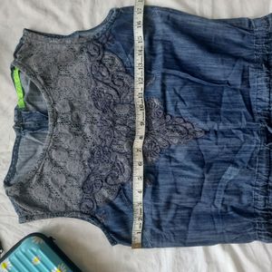 Denim Short Dress