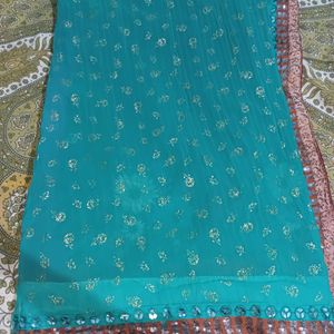 Beautiful Flowers Design Saree