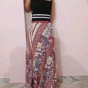 Double Sided Long Skirt