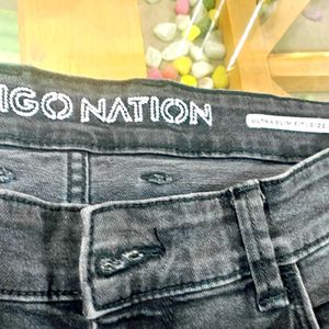 Indigo Nation Black Jeans