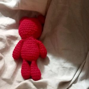 Crochet Red Teddy 🧸