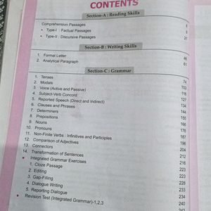 Class 10 English Grammmer Book