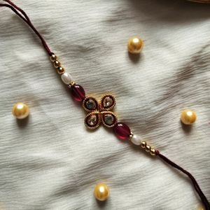 Pretty Kundan Rakhi