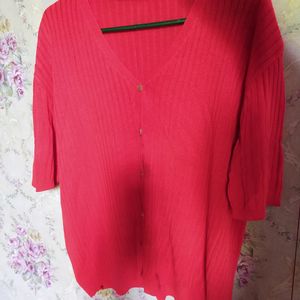 Buttoned Med Length Top