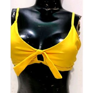 Stylish Yellow Bra From Women