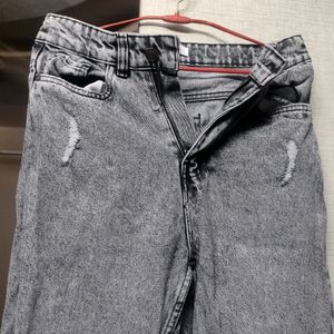 CHARCOAL DENIM JEANS